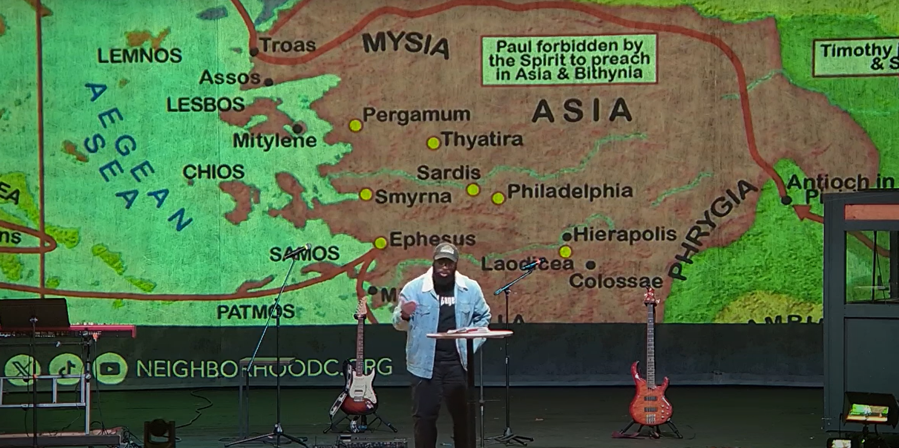 Devin Calhoun preaching at NeighborhoodChurch